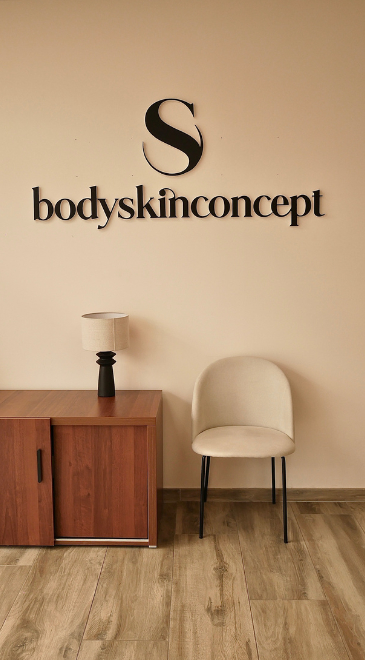 Salle d'attente du salon Bodyskin Concept